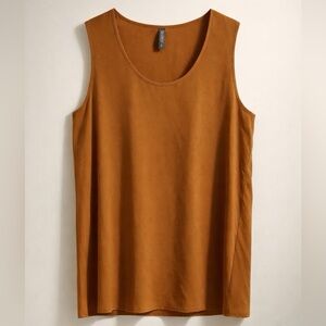 Chic Sleeveless Tan Tank Top